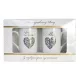  SET TASSEN, GESCHENK FÜR MANN, FRAU, HOCHZEITSJUBILÄUM