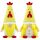 SET 2x GNOME, GNOME-HÜHNER, ZWERGE EIN GESCHENK FÜR EINEN SAMMLER