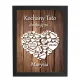  DANKE an DAD – Vatertag – Geschenk A4 Poster + Rahmen