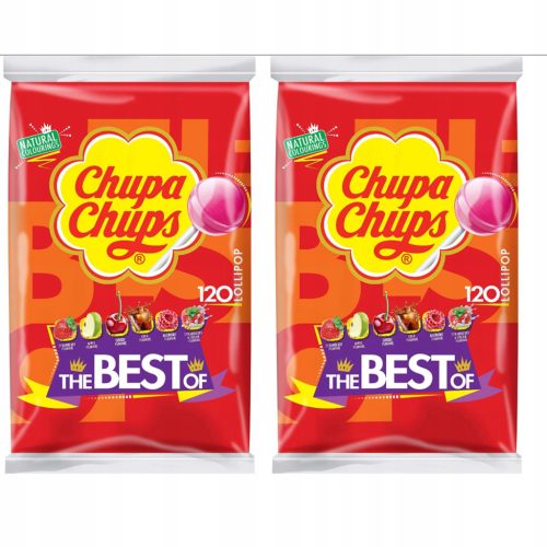 Chupa Chups Original Lollipops Mix, 240 Stück, 1440g – Fruchtige Vielfalt