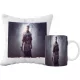  GLADIATOR-SERIE BECHER- UND KISSENSET, GESCHENKIDEE, GRAFIK FÜR EINEN FAN