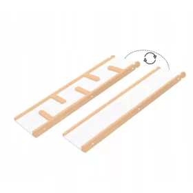 Mini-Doppelseitenrutsche aus Holz