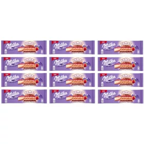 12x 300g MILKA Erdbeer-Cheesecake Schokoladenriegel KARTON