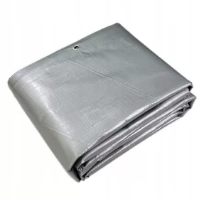   Robuste, UV-resistente Schutzplane, 6x10m, extra dick und verstärkt