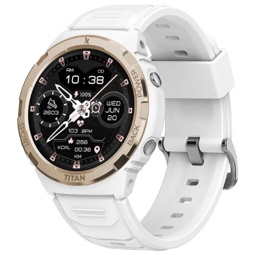  Maxcom FW100 Titan Valkiria Damen Smartwatch 300 mAh Weiß