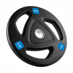    Olympisches Gewicht aus Gusseisen mit gummierten Griffen, 20 kg, 51 mm REBEL-Platte