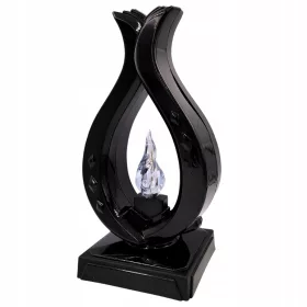    Batteriebetriebene Kerzen-LED-Laterne. Auffällige Flamme. Wasserdicht. Modern. 29 cm