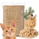  Pellet-Holzstreu für Katzen, Schweinchen, Kaninchen, 15 kg, 40 l, leicht