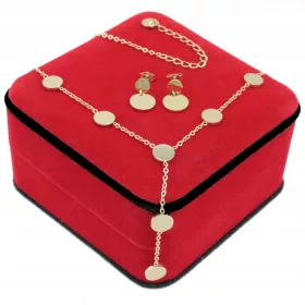  SET AUS VERGOLDETEN SCHMUCK-CHIRURGIE-STAHL-PILLEN