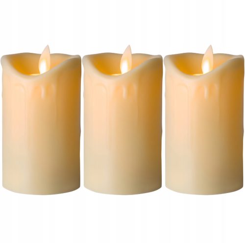  LED-Kerze mit beweglicher Flamme 10 cm