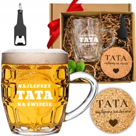    Gravur-Biermuffel-Set für Papa, Vatertagsgeschenk, 18–99 Geburtstag