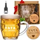  Gravur-Biermuffel-Set für Papa, Vatertagsgeschenk, 18–99 Geburtstag