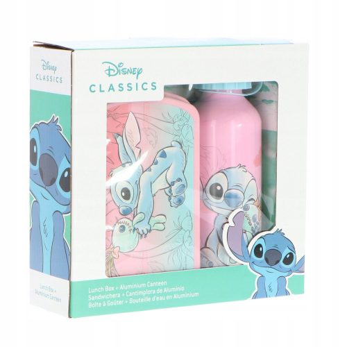  Kinder Euroswan Lilo und Stitch Wasserflasche und Lunchset 500 ml