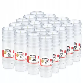  Paraffinkerzeneinsätze Light 40h LS-2 (20 Stück)