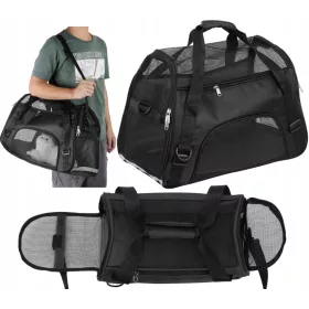    STARRER HAUSTIERTRANSPORTER, belüfteter, tragbarer Rucksack für Hunde und Katzen