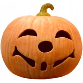  Akcent Keramik-Kürbislaterne 35 cm