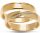  VERZIERTE TRAURINGE AUS GOLD – PAAR PR 585 5 mm