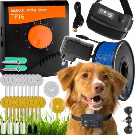  Elektrisches Hundehalsband DexXer aus Stoff, Größe M/L