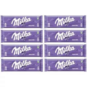 MILKA Alpenmilch Schokolade, 8x 270g - Halber Karton