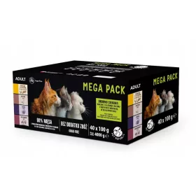    PET REPUBLIC Sachet Nassfutter für Katzen, Geschmacksmischung 160 x 100 g