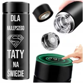    Lustiges Vatertagsgeschenk für Papa. KAFFEE-THERMOBECHER, graviert