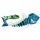  Keyrambit Keyspinner Shark Schlüsselanhänger Flexi Shark 3D Lagune