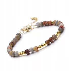  Sonniges Hämatit-Jaspis-Stein-Armband