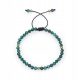  Damen-Armband aus Naturstein Malachit 4 mm