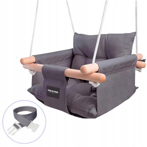  Kinderschaukel, weiche Kissen für Haus und Garten, 180 cm, CE-sicher, 25 kg