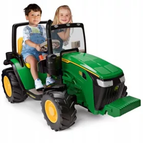  JOHN DEERE PEG PEREGO DOPPELBATTERIE-TRAKTOR