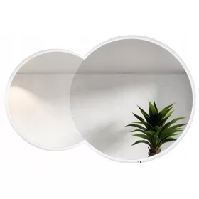  Runder Spiegel Doppel-LED 80cm und 60cm - 110cm Links