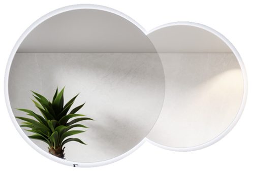  Runder Spiegel Doppel-LED 90cm und 70cm - 135cm Rechts