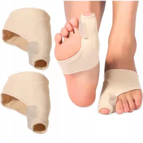    BANDBAND, FINGERSEPARATOR, KORREKTUR, HALLUX-ABDECKUNG, GEL-KEIL, 2 Stk.