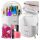  Organizer für Kosmetik, große Damen-Kosmetiktasche, Behälter, Schatulle