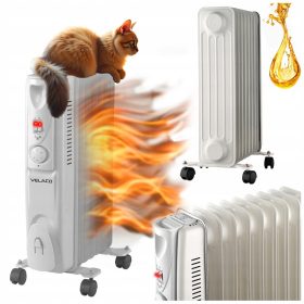  ELEKTRISCHER ÖLKÜHLER 9 FELSEN MERAPI THERMOSTAT 2000 WAT