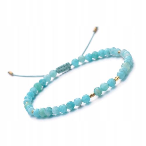  Damen-Armband aus Naturstein Amazonit 4 mm