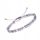  Damen-Strangarmband Naturstein Fluorit 4mm