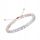  Damen-Armband aus Naturstein Morganit 4 mm