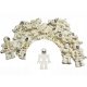  LEGO Figur 5 Stück Skelett Skelett Skelett gen047