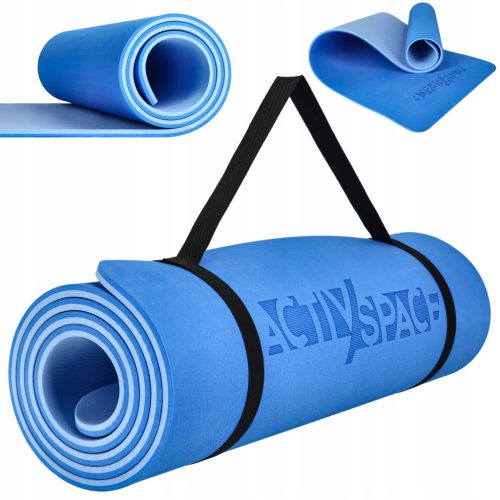  Activ/Space Trainingsmatte 183 cm x 61 cm blau