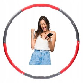  Hula Hoop mit HMS-Noppen 100 cm, mehrfarbig