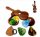  5-teiliges Gitarrenplektrum mit handgefertigtem Organizer als Geschenk
