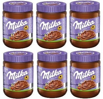 6er Pack MILKA Haselnusscreme 350g - Zart und Nussig
