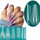  OBERFORMEN DUAL FÜR ACRYLGEL 120 STÜCK 5 FORM RUSSISCHE MANDEL BALLERINA