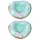  2PCS aufblasbarer Schlittenschlauch-Winterreifen