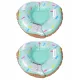  2PCS aufblasbarer Schlittenschlauch-Winterreifen