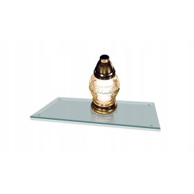    Friedhofsständer für Kerzen, Blumen, 52 x 30, transparent, für ein Denkmal