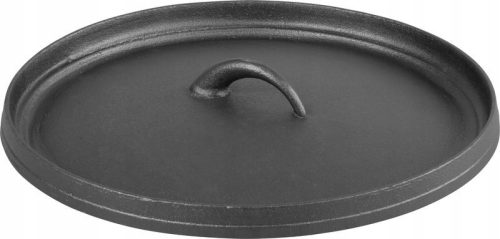  Biol runder Gusseisendeckel für Topf mit Griff 23cm schwarz
