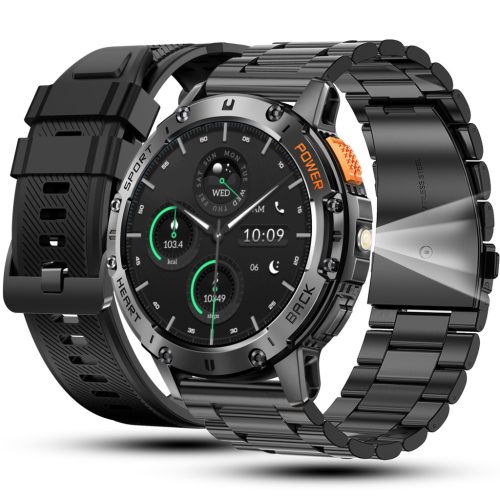  JG Smart Herrenuhr JGS-65 Smartwatch Amoled Menu PL