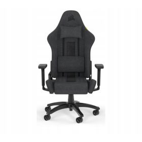    Corsair TC100 Relaxed Gaming Chair Schwarz und Grau Stoff Schwarz und Grau